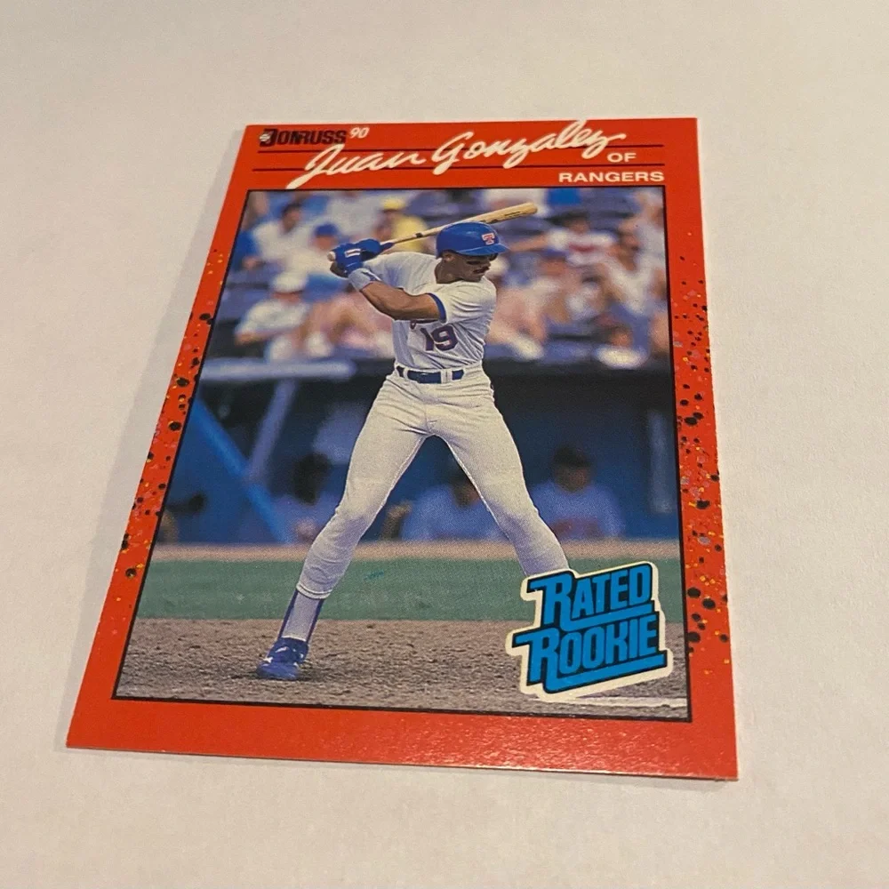 1990 Donruss leaf inc. juan gonzalez